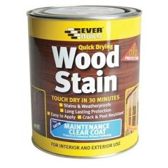 Everbuild Maintenance Clear Coat Wood Stain 2.5 Litre