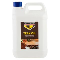 Bartoline Teak Oil, 5 Litre HDPE Bottle
