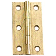 Butt Hinges, Solid Brass, 25 x 20mm (2 Pack)