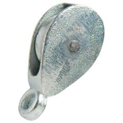 Single Pulley, Galvanized 38mm