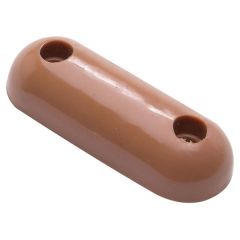 Buffers, Light Brown Suitable for Toilet Seats, 60mm x 22mm x 12mm (4 Pack)