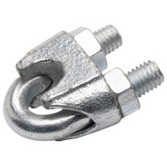 Wire/ Rope Clamps, Zinc Plated 6mm (10 Pack)