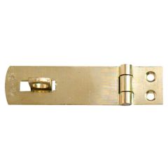 Safety Hasp & Staple, Solid Brass 75mm