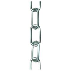 Welded Link Chain, BZP Steel 3mm x 21mm x 2 Metres