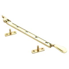 Victorian Style Casement Stay, Solid Brass 200mm