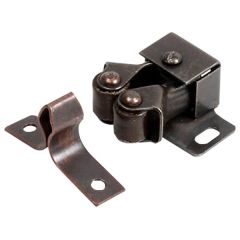 Double Roller Cupboard/ Cabinet Catch, Bronzed