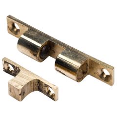 Double Ball Catches, Solid Brass 42mm (2 Pack)