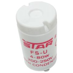 Fluorescent Tube Starter Switches, 2 - 6ft, 4 - 80 Watt (10 Pack)