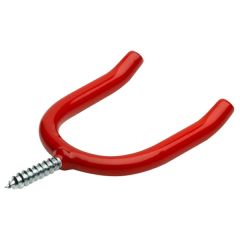 Tool Hook, Red Plastic Coated