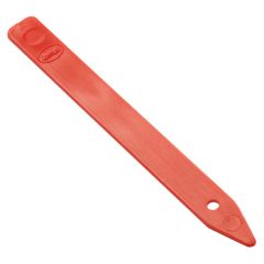 Plant Labels, Red Plastic 120 x 10mm (50 Pack)