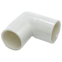 Solvent Weld Overflow Fitting, 90 degree Elbow Connector 21.5mm