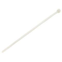 Cable Ties, White 200mm x 2.5mm (100 Pack)