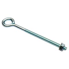 Eye Bolts with Nuts & Washers M8 x 150mm (5 Pack)