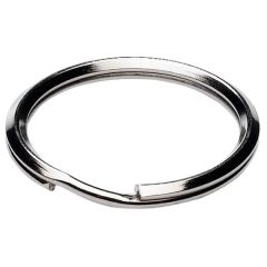 Keyring Split Rings, Nickel Plated 25mm (10 Pack)