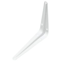 London Style Shelf Brackets, White 100mm x 75mm (2 Pack)