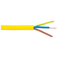 3183YAG Yellow 1.5mm² Round 3-Core Arctic Grade Cable 10 Metre Coil