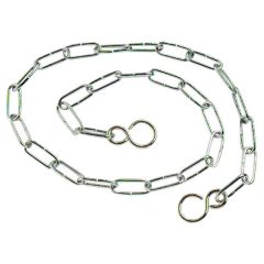 Link Type Basin Chain with S Hook, Chrome Plated 300mm