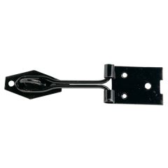 Wire Hasp & Staple, Black Japanned 100mm