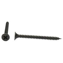 Coarse Thread Bugle Head Plasterboard Drywall Screws, Black Phosphate 3.5 x 45mm (200 Pack)