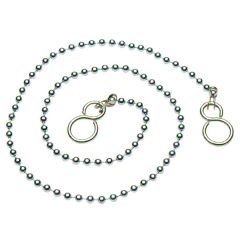 Ball Type Basin Chain with S Hook, Chrome Plated 300mm