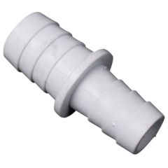 Washing Machine Outlet Connector, White 17mm x 22mm