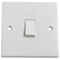 1-Gang 2-Way Light Switch, White