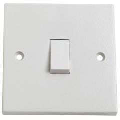 1-Gang 2-Way Light Switch, White