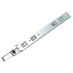 Double Extension Drawer Slides to Fit 45mm Groove, Pair Zinc Plated 300mm