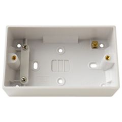 2-Gang Moulded Surface Box, 47mm