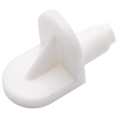 Push-In Shelf Supports, White (50 Pack)