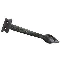 False Door Hinge Front, Black Antique 263 x 54mm