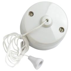1-Way Ceiling Pull Cord & Switch, 5 Amp