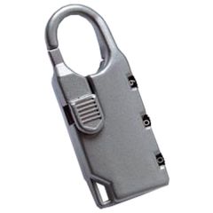 3-Digit Combination Padlock, Chrome Plated