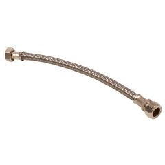 Flexible Braided Tap Connector, 15mm x 3/4 BSP x 300mm