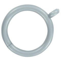 Fixed Eye Curtain Pole Rings, Grey Plastic, Inner Dimension 35mm (To Fit Poles up to 28mm Diameter) (6 Pack)