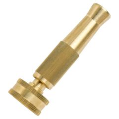 Adjustable Hose Nozzle, Hozelock Compatible, Solid Brass 125mm
