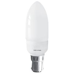 Energy Saving CFL Candle Lamps, 9W SBC/B15/B15d/BA15d (5 Pack)