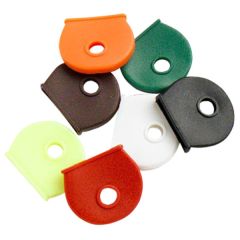 White Flexible Plastic Key Caps (10 Pack)