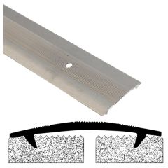 Carpet Cover Strip, Silver Finish, 900mm Long x 34mm Wide