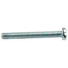 Slotted Pan Head Machine Screws, BZP M8 x 40mm (25 Pack)