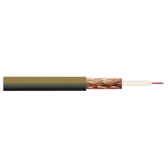 Single Coaxial TV/ Satellite Cable, 48 Strand RG6 75 Ohm, Brown x 25 Metres