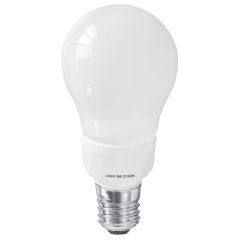 Energy Saving CFL GLS Pear Shaped Lamps, 9W ES/E27 (5 Pack)