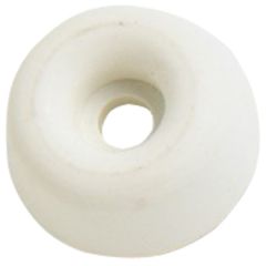 Seat Buffers, White Rubber 22mm (10 Pack)