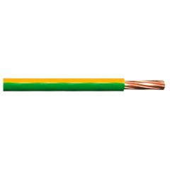 6491X Green & Yellow 16mm² Round Single Core Conduit Cable 1 Metre Coil