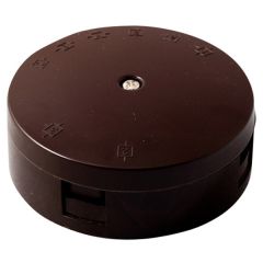4-Terminal Junction Box, Brown, 75mm, 20 amp