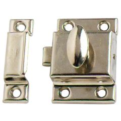 Cupboard Turn Catch, Nickel Plated 50mm