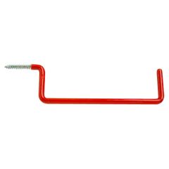 Ladder Hook, Red Plastic Coated