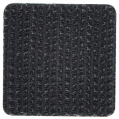 Self Adhesive Velcro-style Pads, Black Hooks 22mm Square (10 Pack)