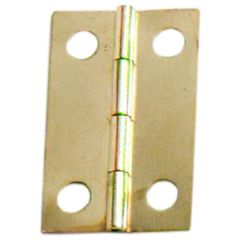 Mini Hinges with Pins, Solid Brass 13mm (2 Pack)