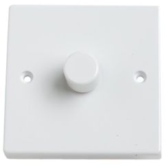 1-Gang 1-Way Dimmer Switch, 250 Watt, White